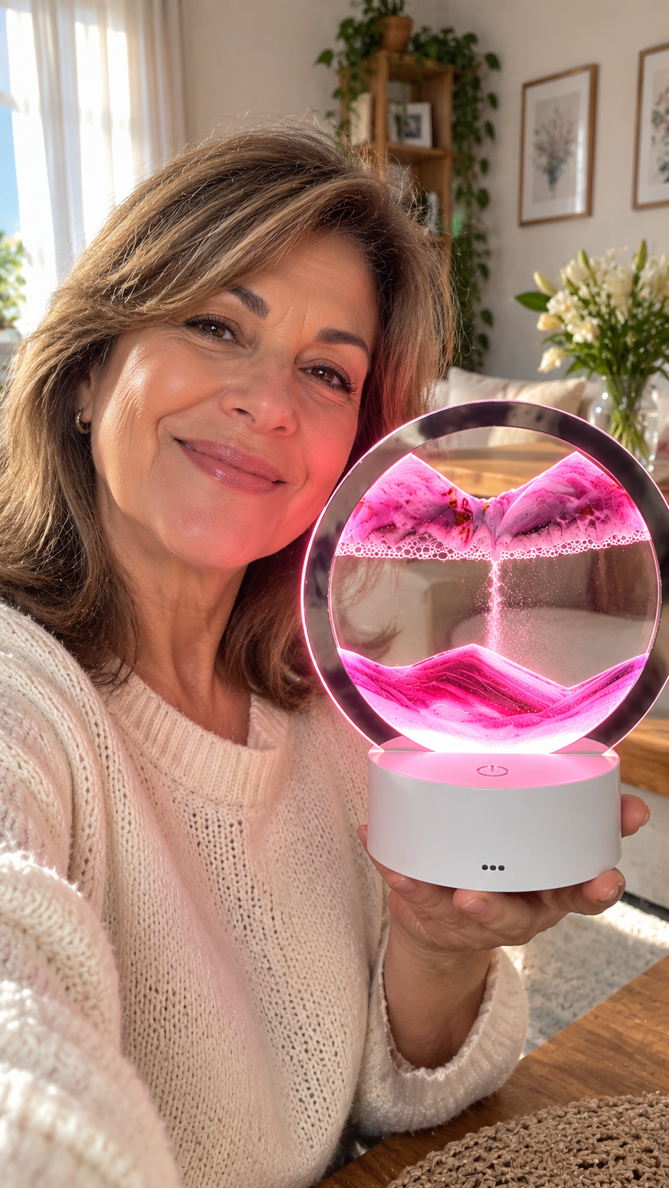 Lámpara de arena LED